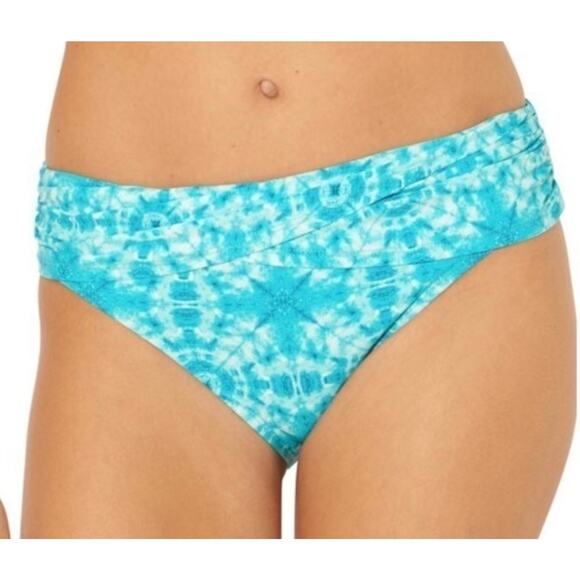 Bleu Rod Beattie Laguna Make Waves Sarong Hipster Bikini Bottom 14 NWT - Picture 1 of 3